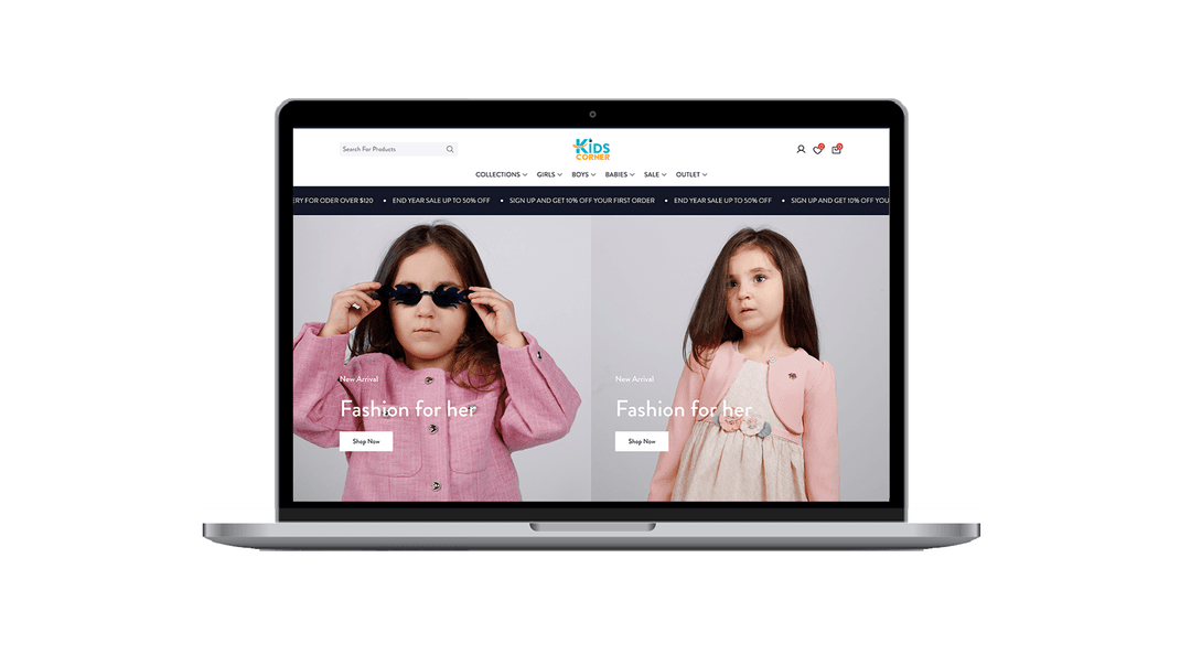Kids corner (E-commerce website)