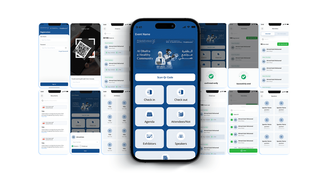 Mobile App for Al Dhafra Hospitals Second Health Forum